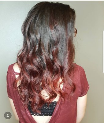 Avdea red balayage!