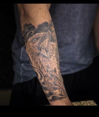 Eagle forearm piece