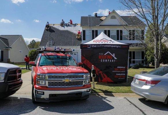 Residential roofing installation and service.