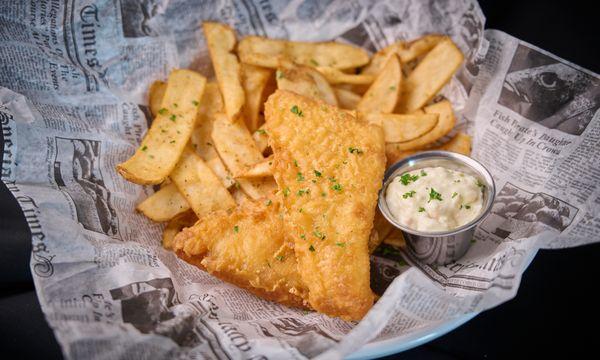 Beer Battered Cod Fish and Chips