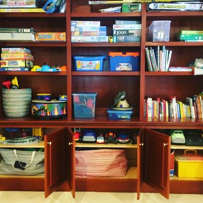 An organized playroom