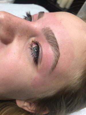 Beautiful teen brows