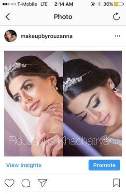 Make up by Rouzanna Khachatryan