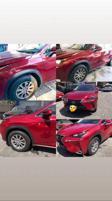 Lexus NX Collision Repair and Paint. We repair all types of luxury cars, German or Japanese.