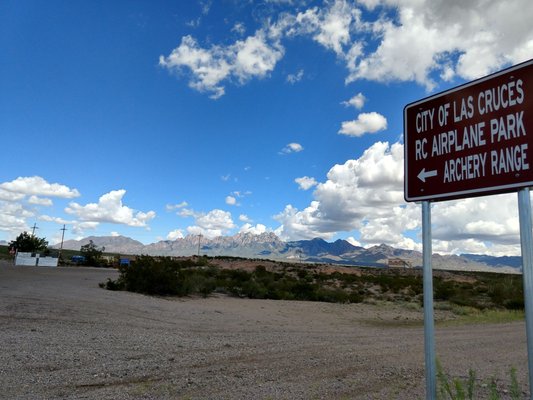 Recreational area around the Organ Mountains.