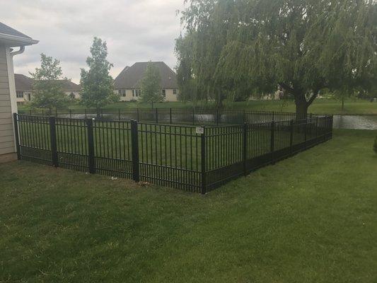 Puppy Picket Aluminum Fence