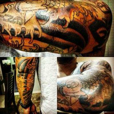 This was a coverup. Cant even remeber what was on there before. Johnny is the man! Outstanding artists!