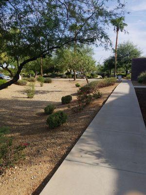 Front area. nice and shady, very relaxing