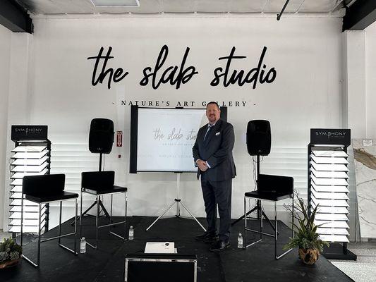 Lead instructor Daryl as keynote speaker for The Slab Studio.