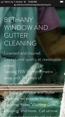 Bethany Window And Gutter Cleaning