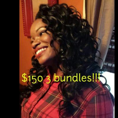 3 bundle deals. She was wanded. Brazilian body wave