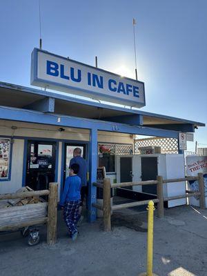 Entrance to the Cafe