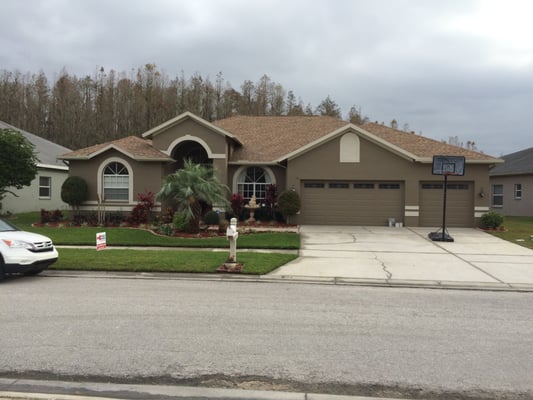 Exterior Painting - Brown Stucco in Wesley Chapel, FL