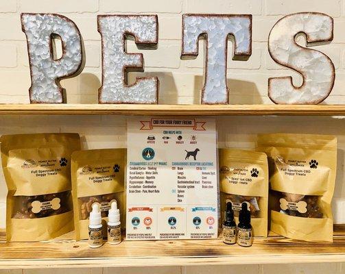 Southern Leaf Hemp's pet products. We make all our own dog treats to ensure your getting  premium CBD products.