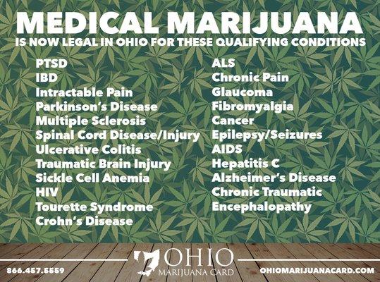 What Qualifies for MMJ in Ohio?