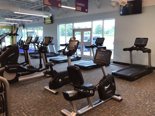 State of the art cardio equipment.