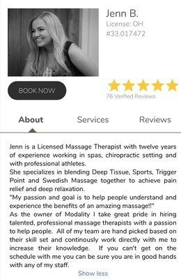 Licensed Massage Therapist & Owner