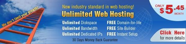 Unlimited Web Hosting