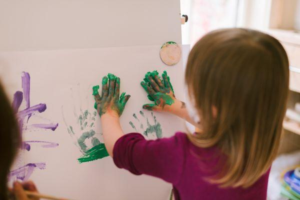 Young children thrive with hands on learning