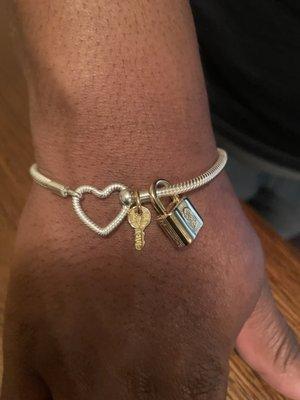 Love charm bracelet