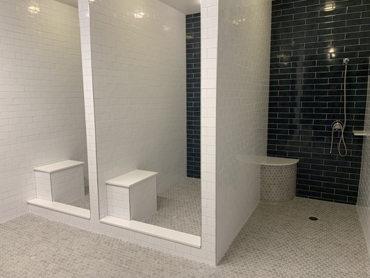 Newly renovated bathrooms.