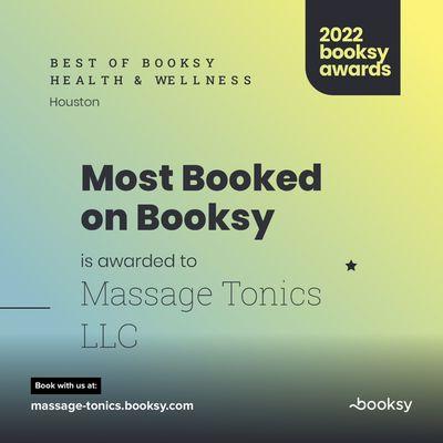 2022 Booksy awards.