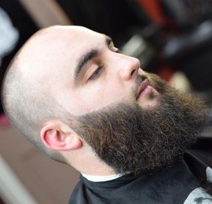 Beard trim and Razor line up  Done by LOUIE! Text for appointment (760)827-9124