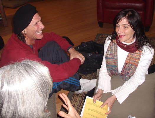 Teaching at my weekly class at Harbin Hot Springs