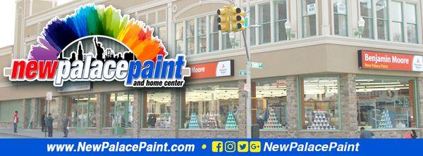 Join Us On Social Media Facebook, Instagram, Twitter & Google + @NewPalacePaint Or Visit Our Website At: newpalacepaint.com