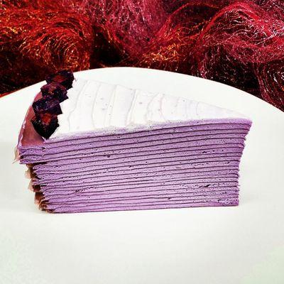 Purple Yam Crêpe Cake