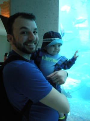 Jett Travel's Ahmad and his son Zak at the Atlantis Bahamas