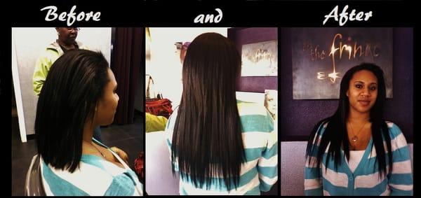 extensions before and after