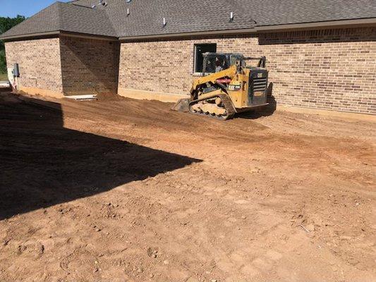 Dirt Work and Grading Skid Steer Work