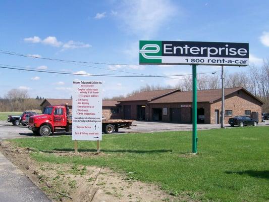 We work directly with Enterprise to provide our customers with reliable transportation while we are repairing their vehicals