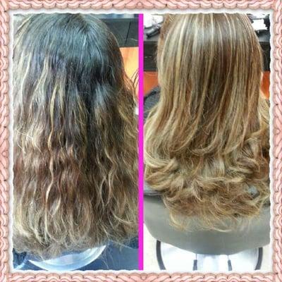 The best color correction with out bleaching and damage of your hair with the best results and prices