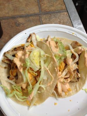 Chicken Tacos were on the Specials Menu, they were incredible. Now the Special is Beef and Chorizo Tacos, also Fabulous!