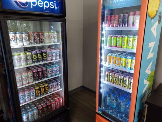 Large Selection of Energy Drinks