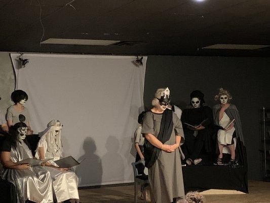 Antigone performed at The Hive.