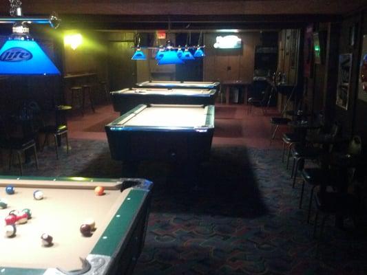 Pool tables