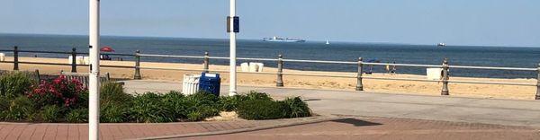 Virginia Beach Oceanfront Ship Traffic