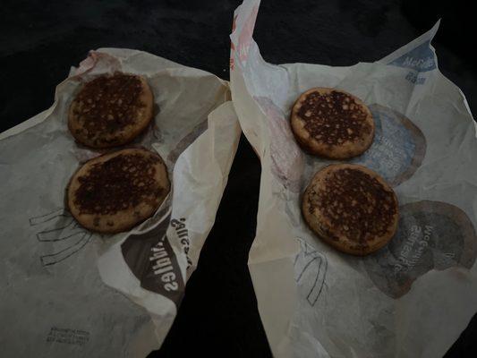 Two Sausage McGriddle no cheese or egg...and i guess no patty either.