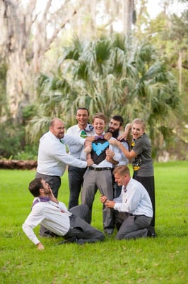 Groomsmen/Dudette with the Super Groom