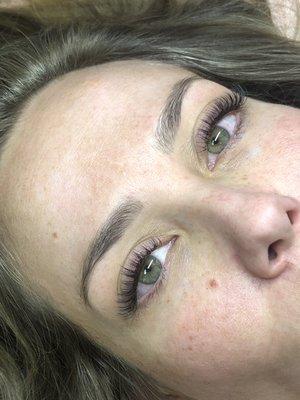 Classic eyelash extensions