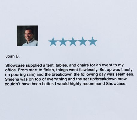 Just one of dozens of 5 star reviews we have received on this site