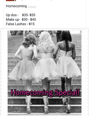 Homecoming  Special !!