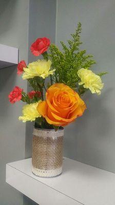 DIY flower arrangements, come in!!! We have the materials and the flowers