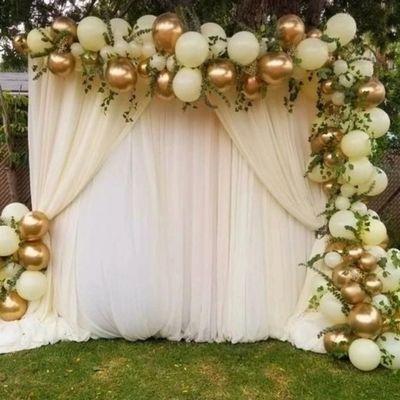 Elegant balloon backdrop