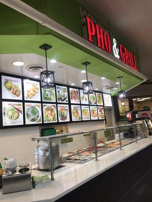 Store front food court in the Great Lakes mall