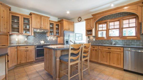 Cook for a crowd in the newly updated kitchen.