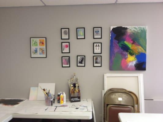 Inside the Mindful Art Center art therapy studio